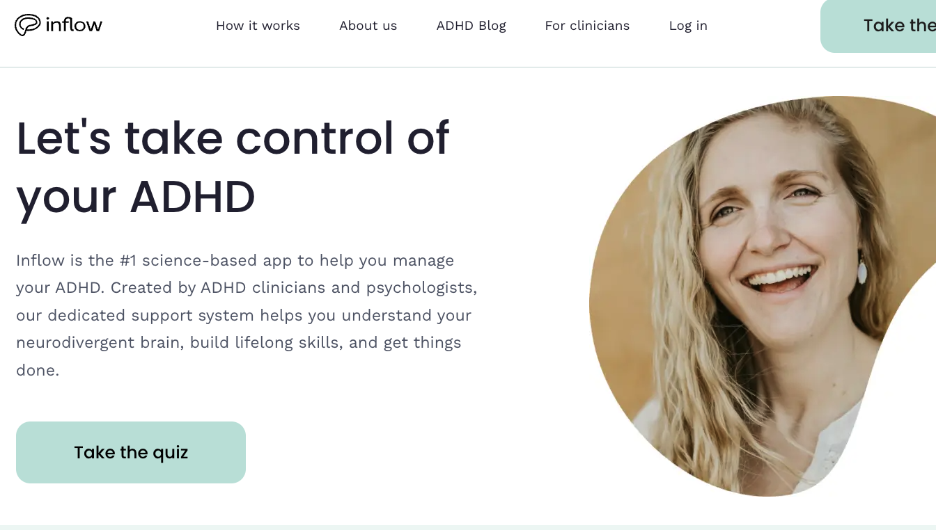 Inflow Homepage